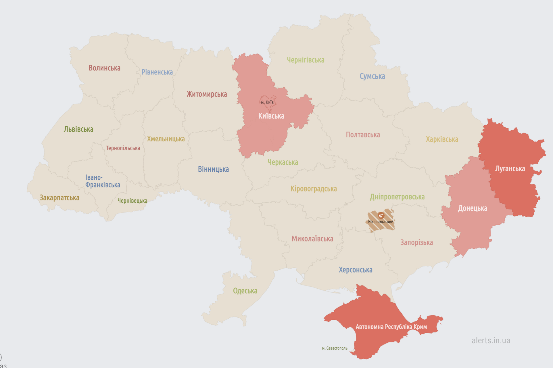 В Киевской области - тревога. В сети пишут о возможном движении БПЛА (отбой)